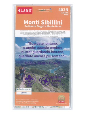 403 - Monti Sibillini (cofanetto 2 carte nord-sud)